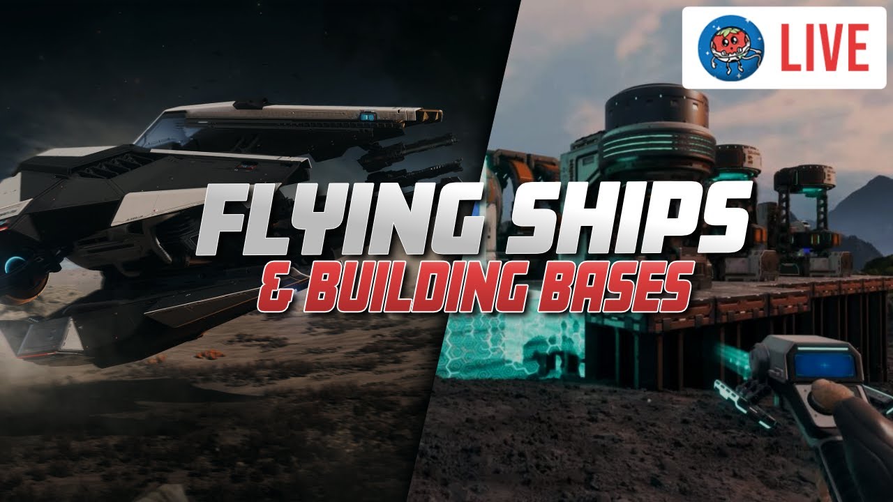 🔴Star Citizen 4.6 PTU Gameplay & Star Rupture Base Building & Exploration!