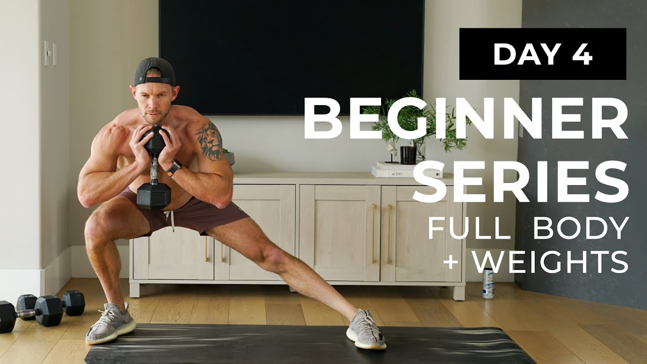 Beginner Series | 30 Minute Full Body Dumbbell Workout | Day 4