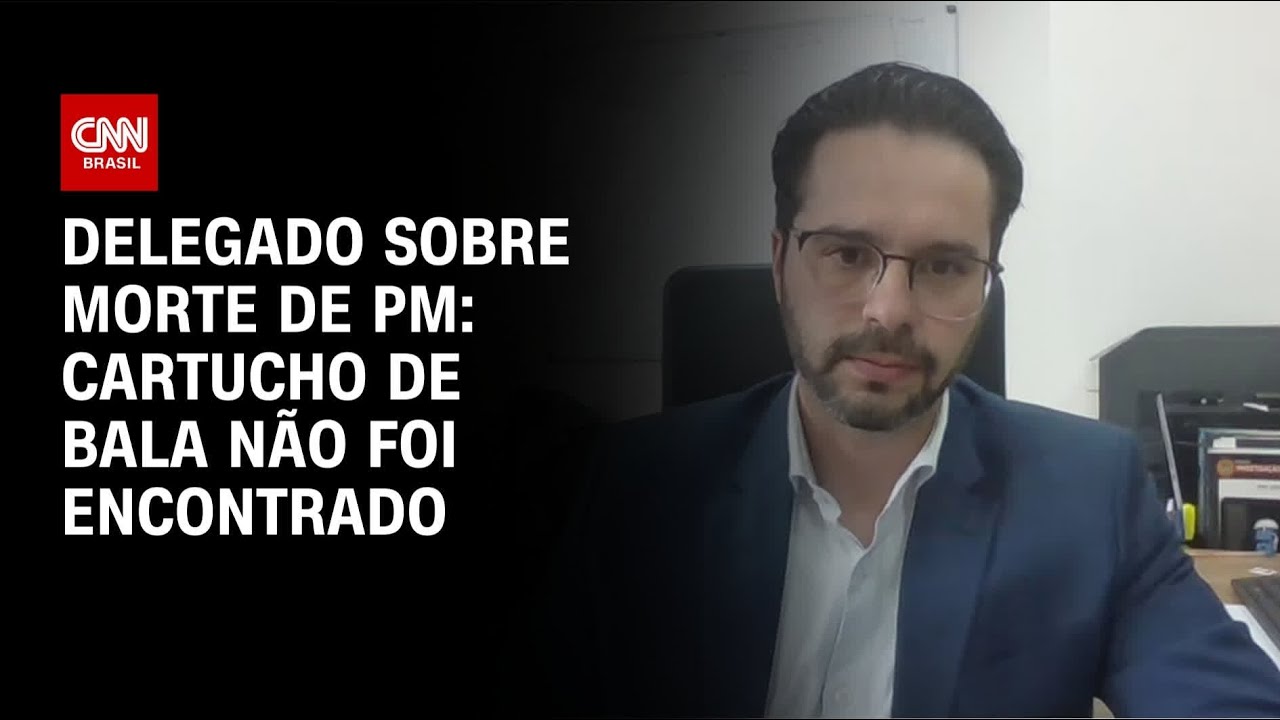 Cartucho de bala não foi encontrado, diz delegado sobre caso PM Gisele | LIVE CNN