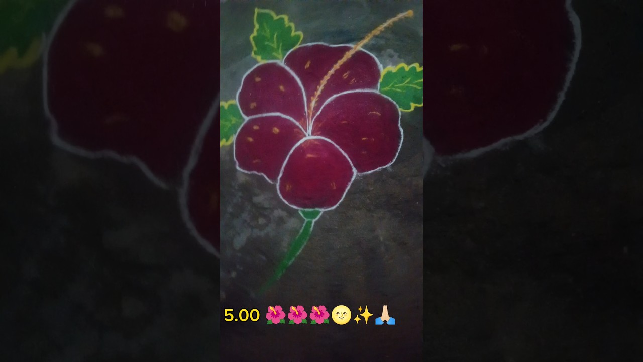 marghazhi matham kolam 😚🌺🌺🌺✨✨