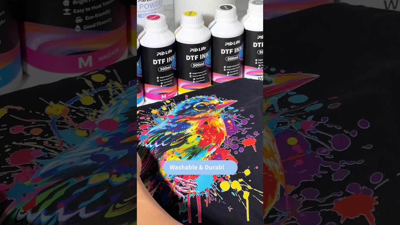 upgraded 🔥Ultra DTF Color Ink is designed for DTF printers, deliver vibrant transfer results#pydlife