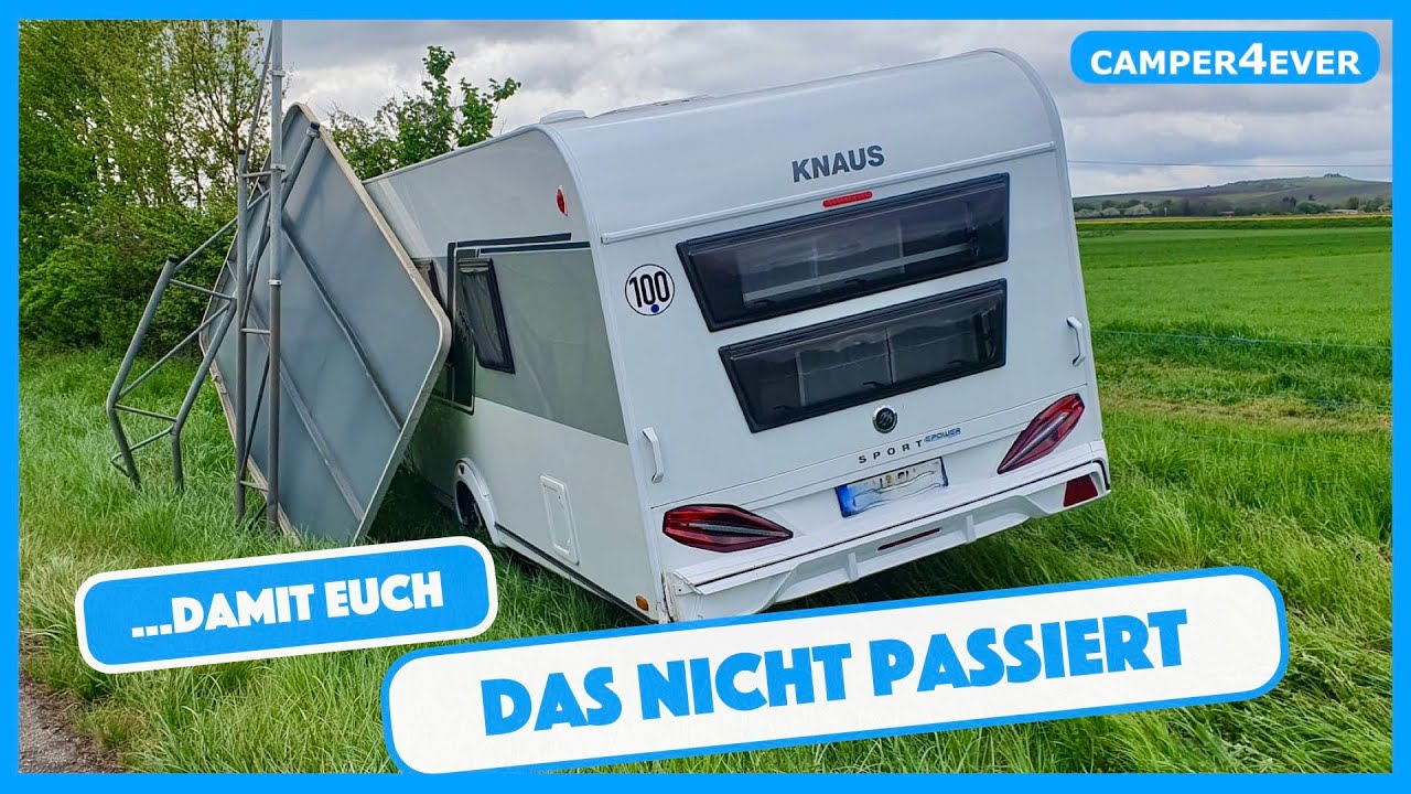 WIE kam es zu dem Unfall❓und WAS lernen wir daraus❓Wohnwagen richtig anhängen und weitere Tipps