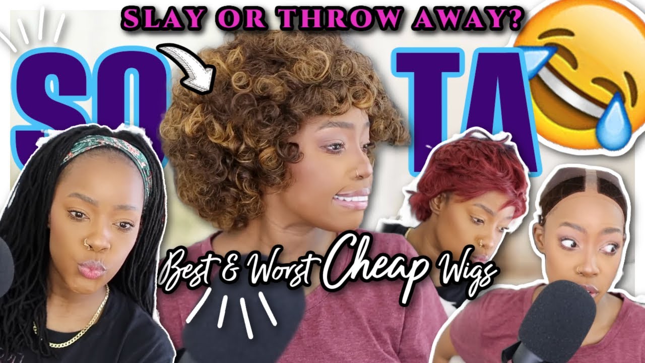🛑🤯🤯I Tried a Bunch of  CHEAP Temu & Amazon Wigs To Save Money!! BEST & WORST | Slay OR Throw Away?!