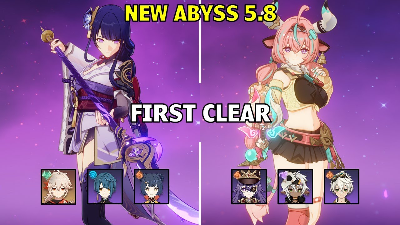 C2 Raiden National & C0 Varesa Overload - Spiral Abyss 5.8 Floor 12 9 stars Genshin Impact