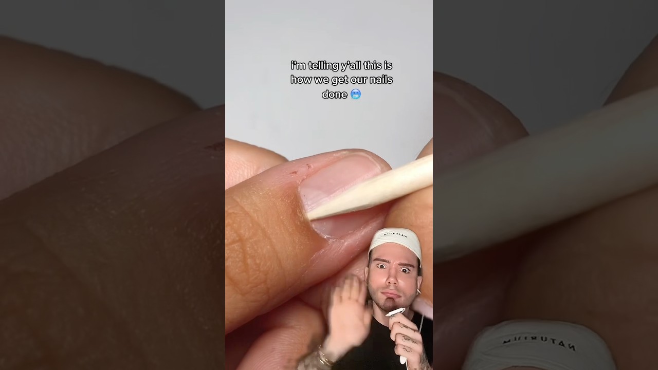 CRAZY NAIL HACK!😱 (follow for more!💗) #nails #nailart #naildesign #nail #nailpolish #nailtutorial