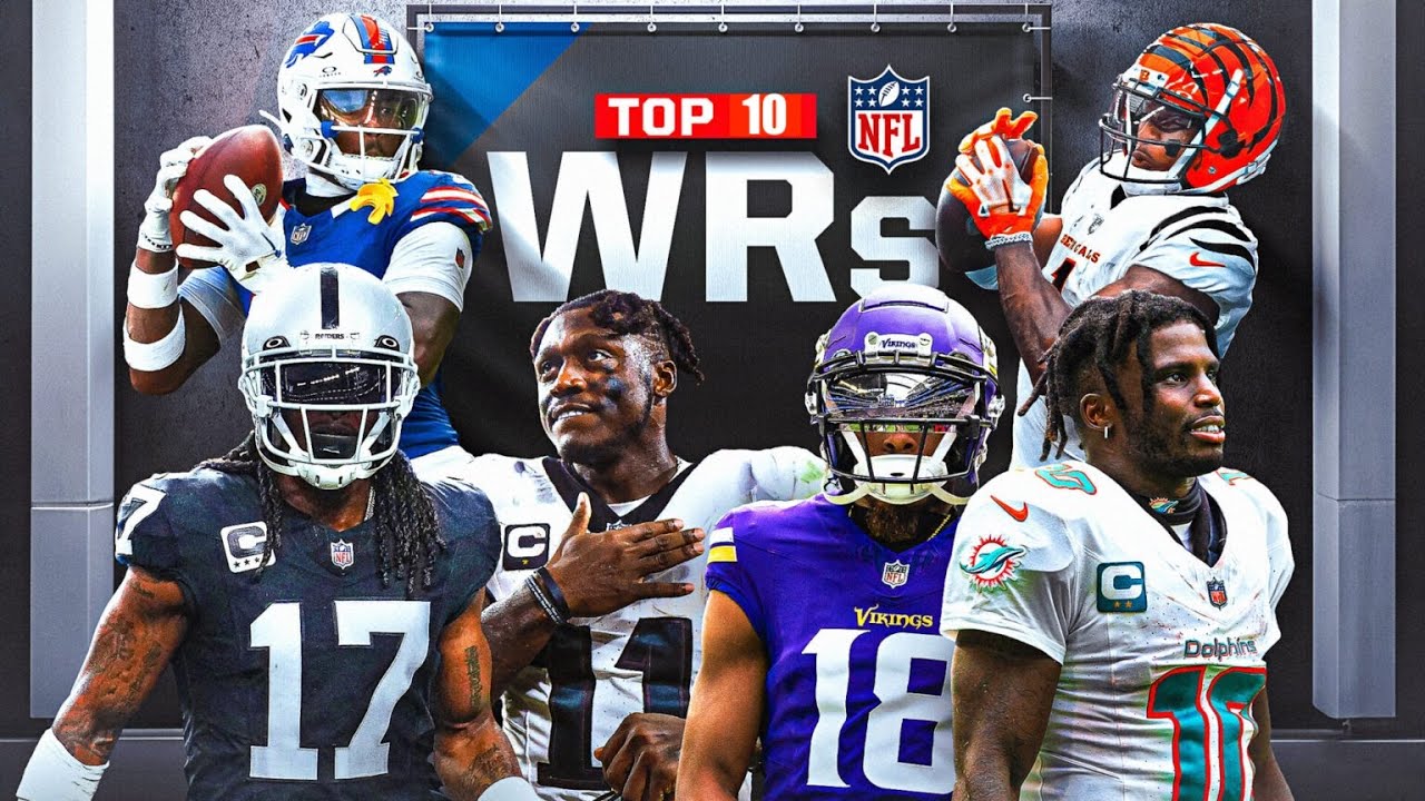 TOP 10 NFL WIDE RECEIVERS (2024 EDITION)