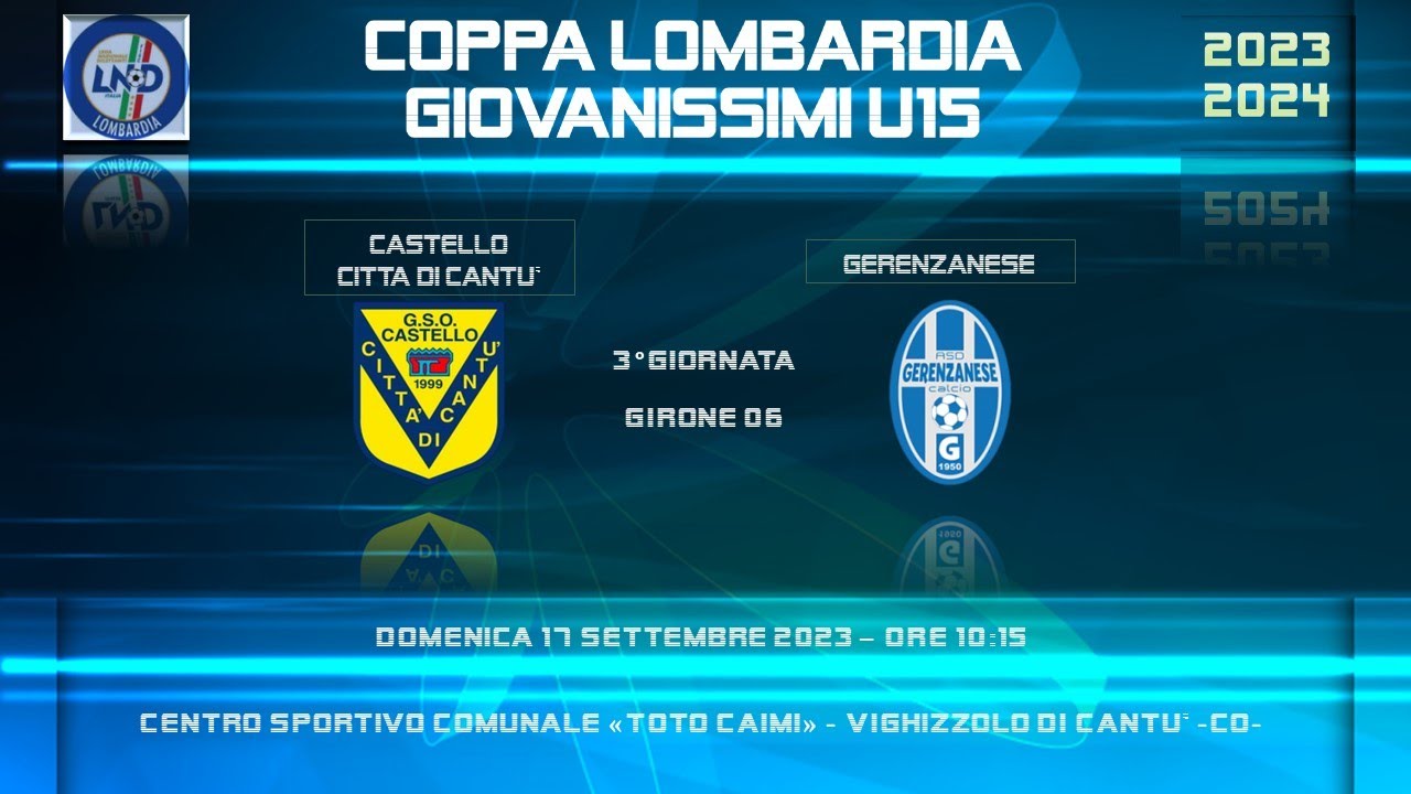 TELEBRASI; Sintesi Castello Gerenzanese