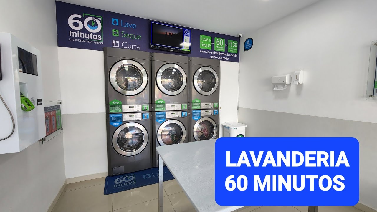 LAVANDERIA 60 MINUTOS - Como funciona o Self Service? Quanto custa? Vale a pena?