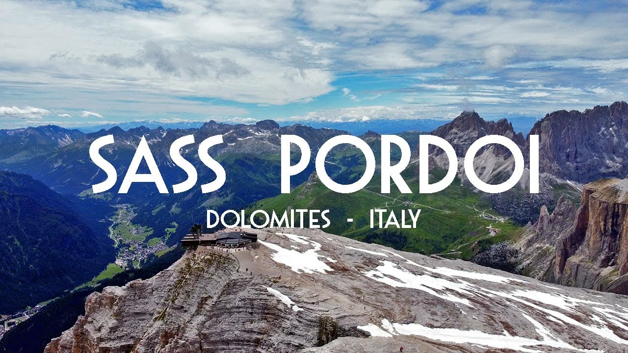 Sass Pordoi - Piz Boè - Cinematic - Dolomites Trentino Italy - Drone footage 60fps Dji Mini 2