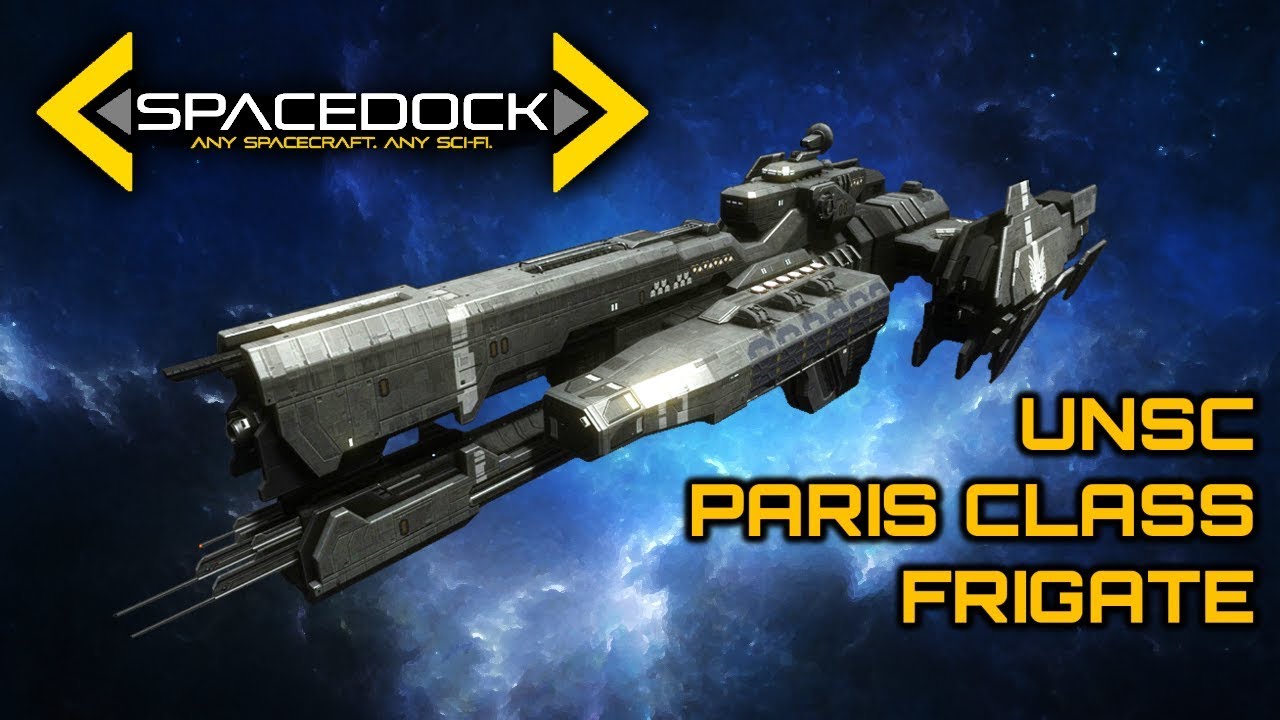 Halo: UNSC Paris Class Heavy Frigate - Spacedock
