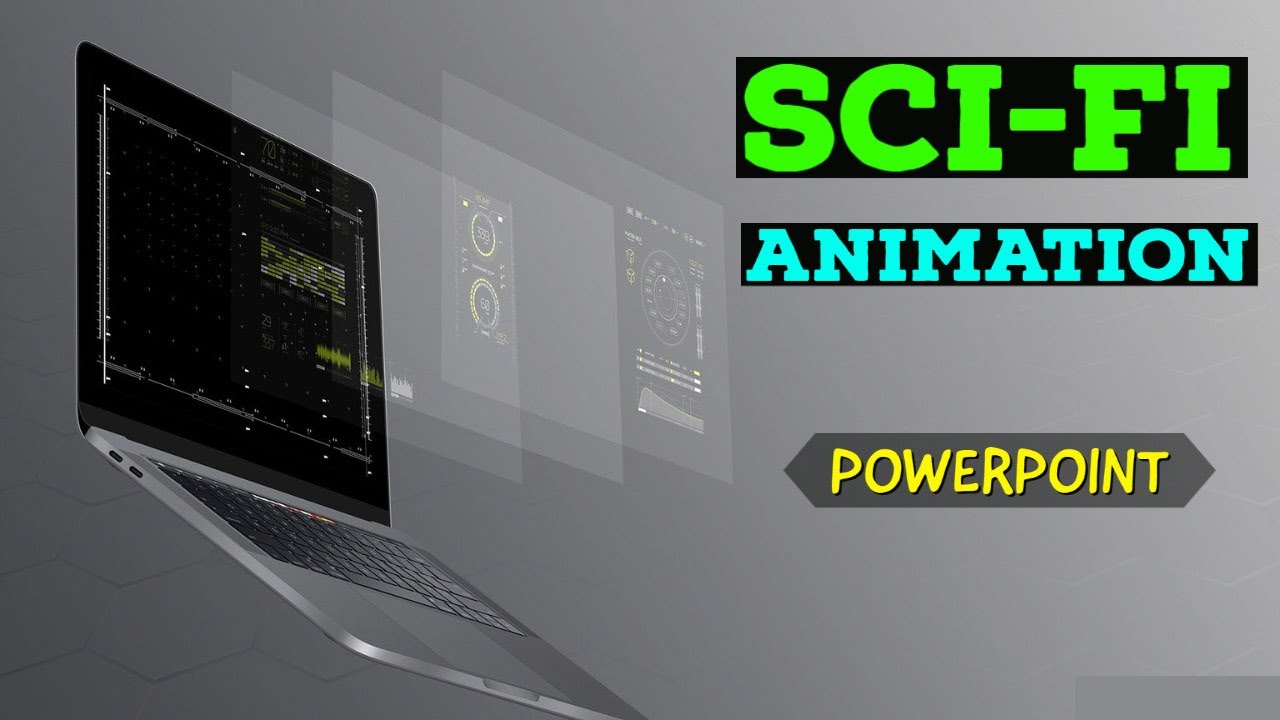 SCI FI Text Intro Animation Effect in PowerPoint 2019 - Full Tutorial