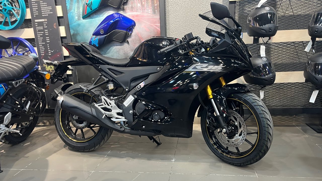 All New Yamaha R15 Metallic Black Colour Walkaround 🥳 | Price | Features | Chassis Number 9 