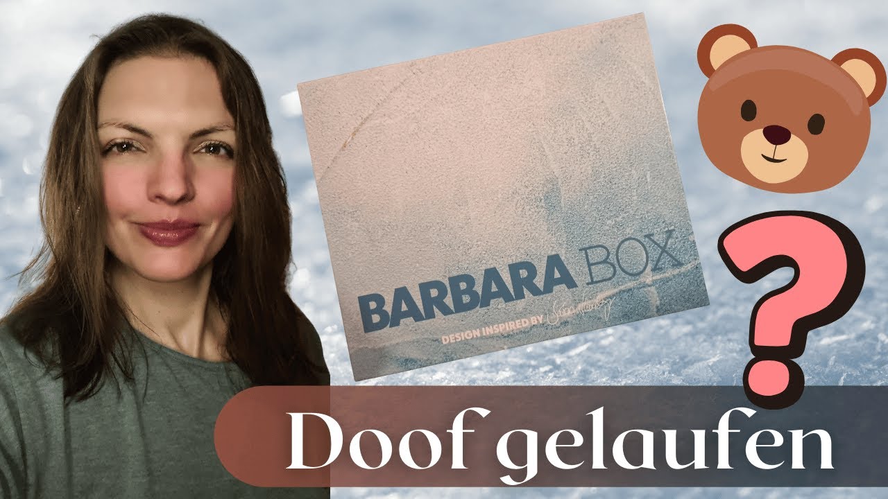 Joa- die Barbarabox im Januar I Tschüss dt. Boxen I Unboxing mit meinem Mann aka Bär