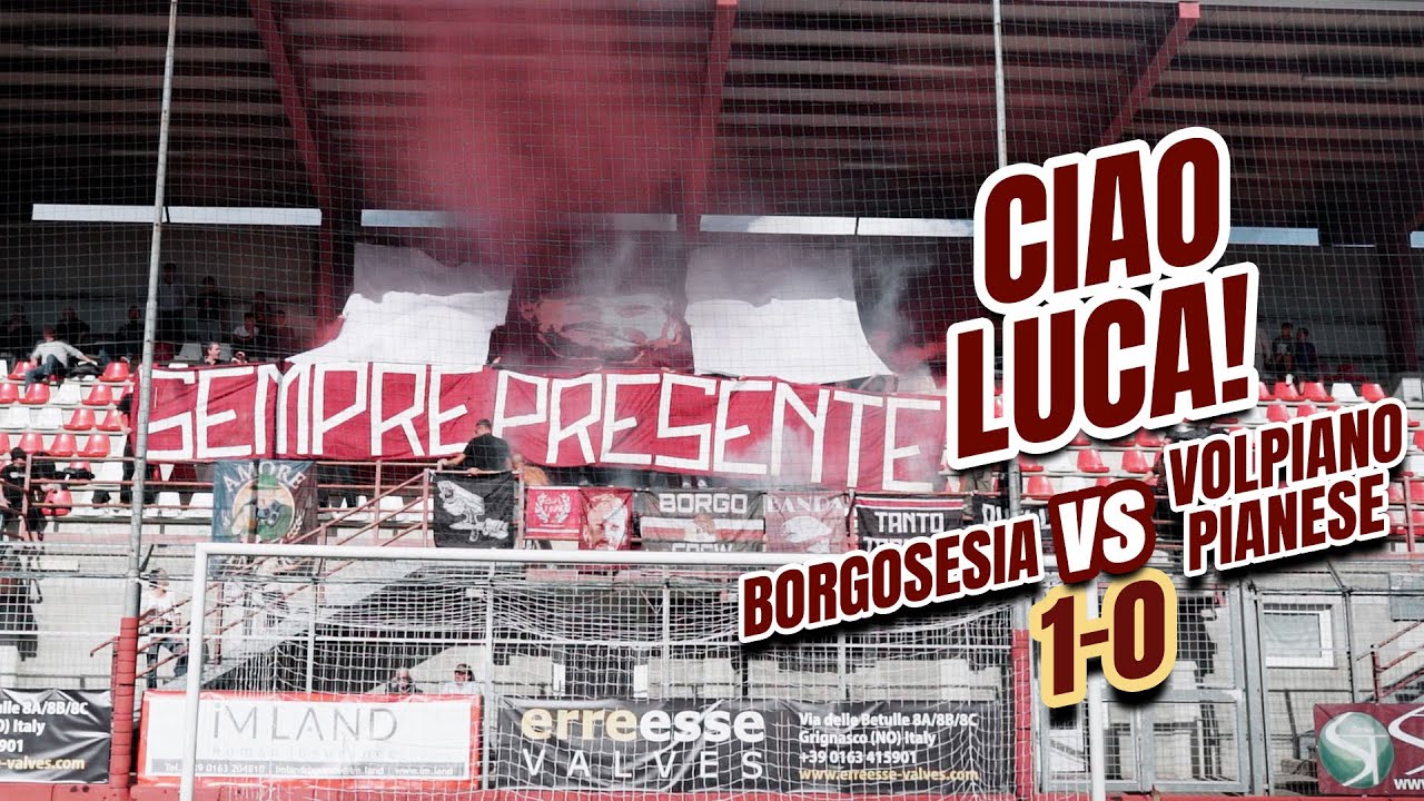 Ciao Luca! Borgosesia - Volpiano 1-0