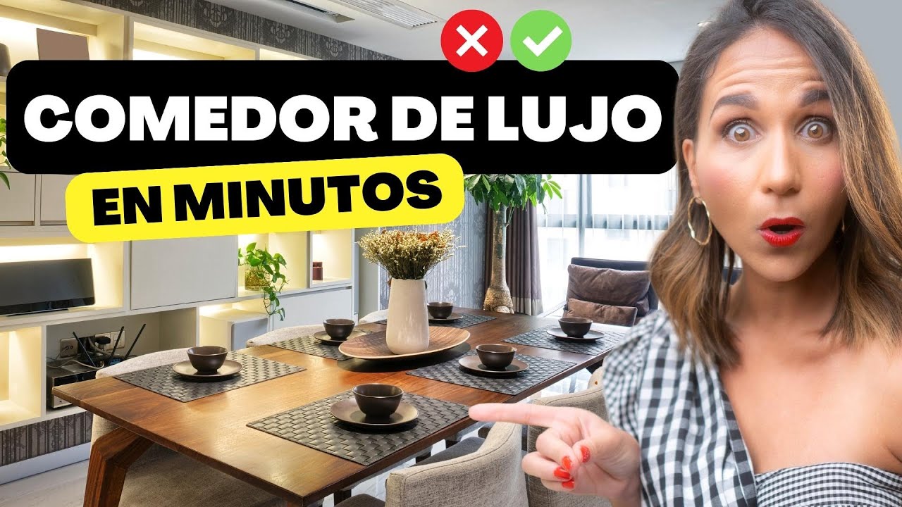 ✅ 10 IDEAS PARA DECORAR TU COMEDOR 😱 Transforma tu Casa en un Espacio de LUJO 🔥