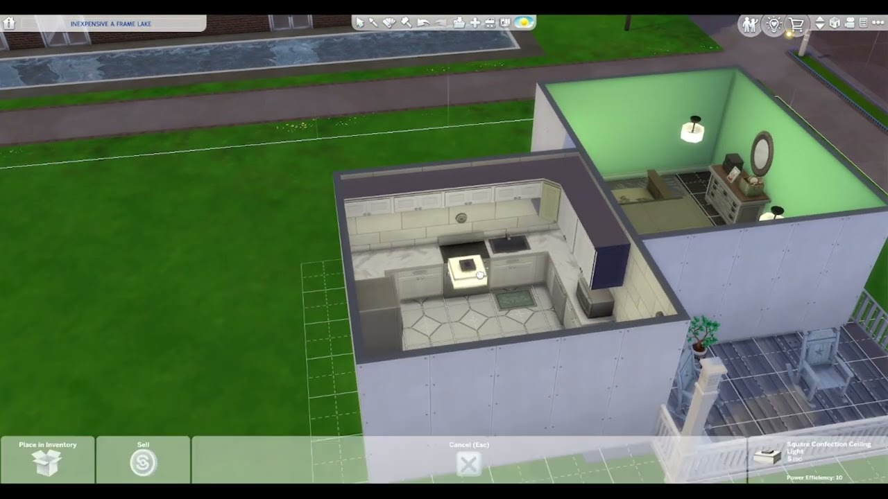 Every Room is a Different LOCATION!   Try this challenge in The Sims 4!.