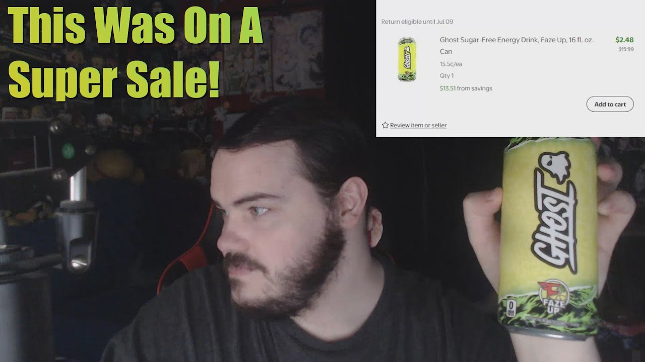 Ghost Energy Faze Up Taste Reaction/Review This Was On A Super Sale!