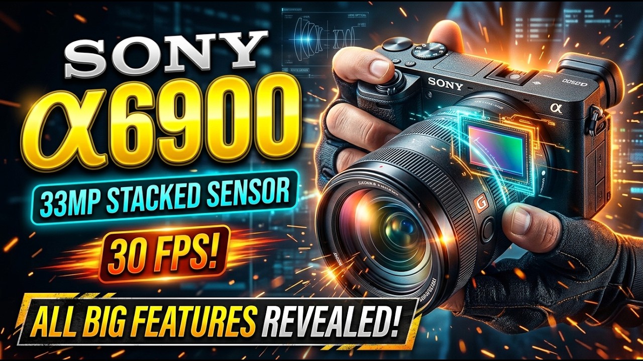 Sony A6900 &mdash; 33MP Stacked Sensor & 30FPS! All BIG Features Revealed