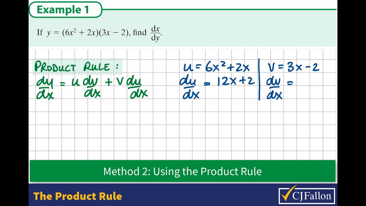 Differentiation 1 e g  5 1 Product rule