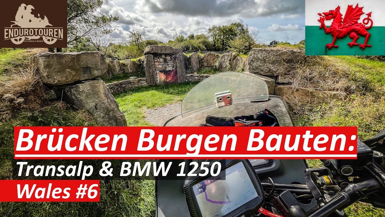 Endurowandern | Wales #6 | Transalp und BMW 1250 | Beaumaris Castle | Menai Brücke | Bergrennstrecke