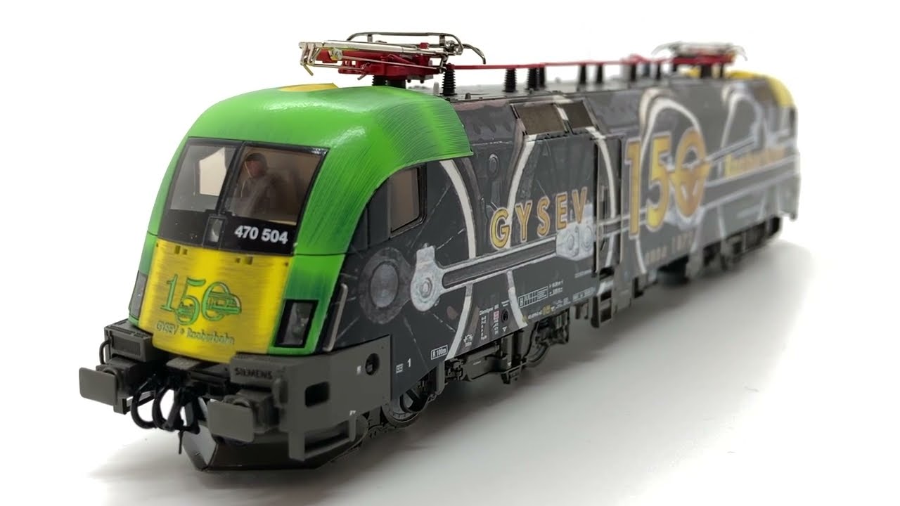 Modellbemutató: Roco GYSEV 470 504 