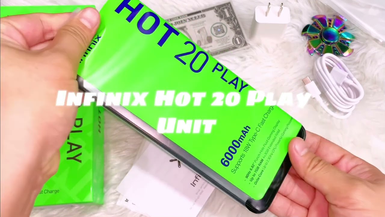 INFINIX HOT 20 PLAY UNBOXING & QUICK SPECIFICATIONS