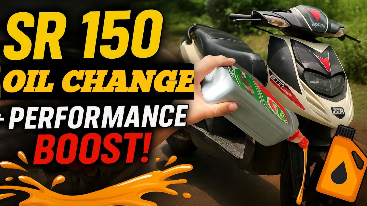 Aprilia SR 150 Engine Oil Change – Full Guide & Best Oil Tips!