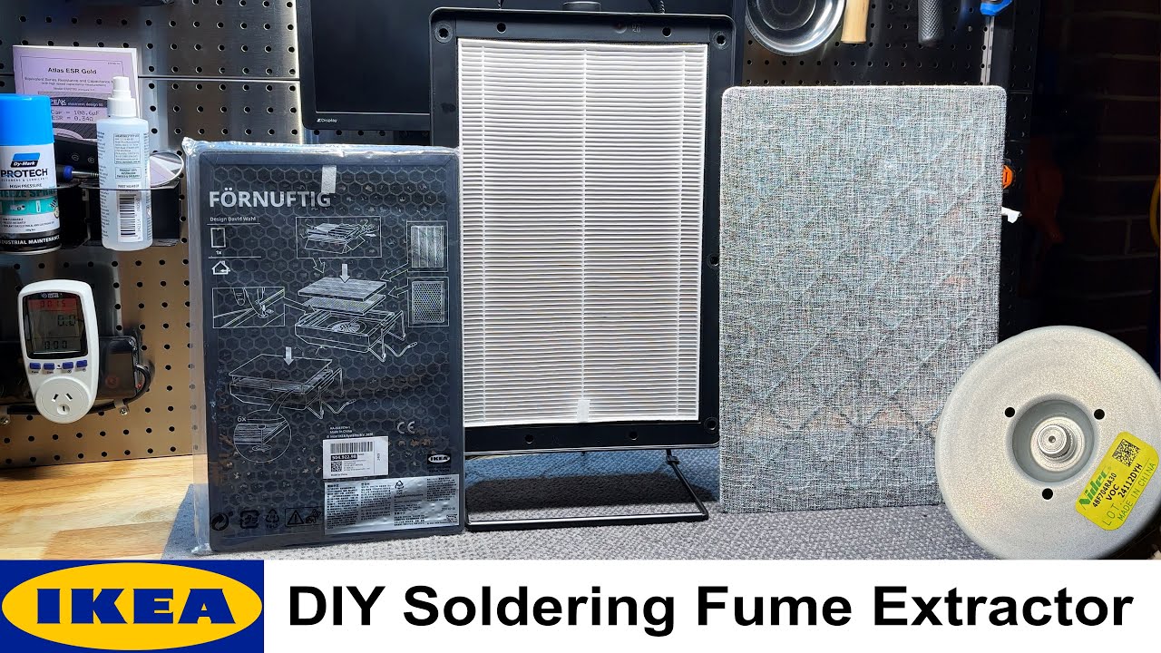 DIY Soldering Fume Extractor / Teardown (IKEA FÖRNUFTIG)