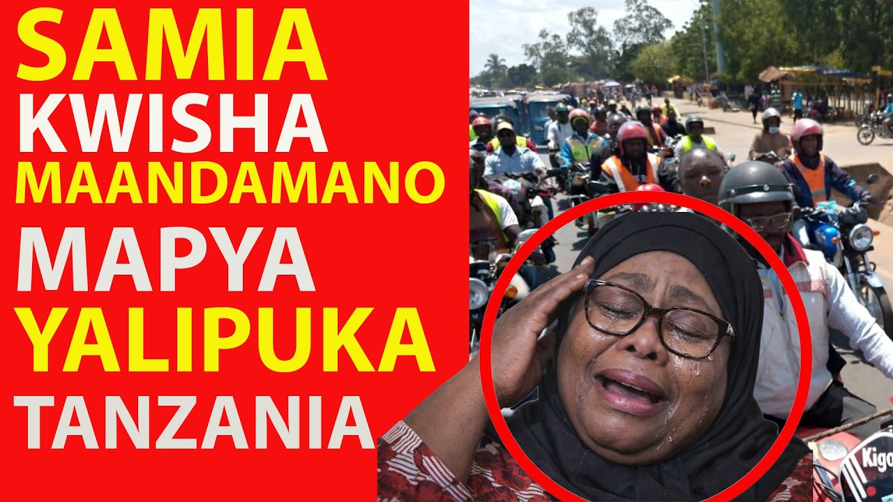 Rais Samia Taabani, Maandamano Yalipuka Kulalamikia Uongozi Wake Tanzania
