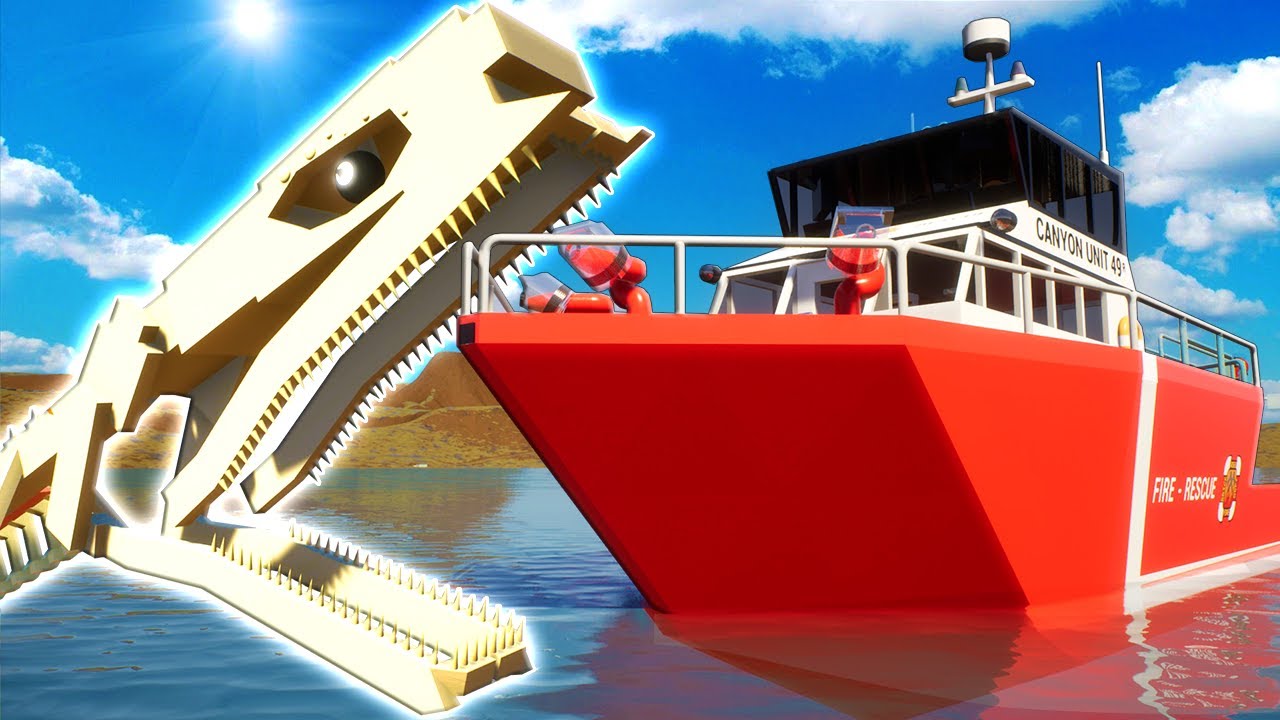 I Battled a LEGO SKELETON SEA MONSTER With My Ship in Brick Rigs RP!
