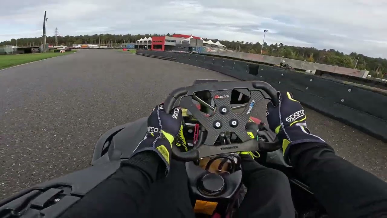 Wet lap around Karting Genk  46.480