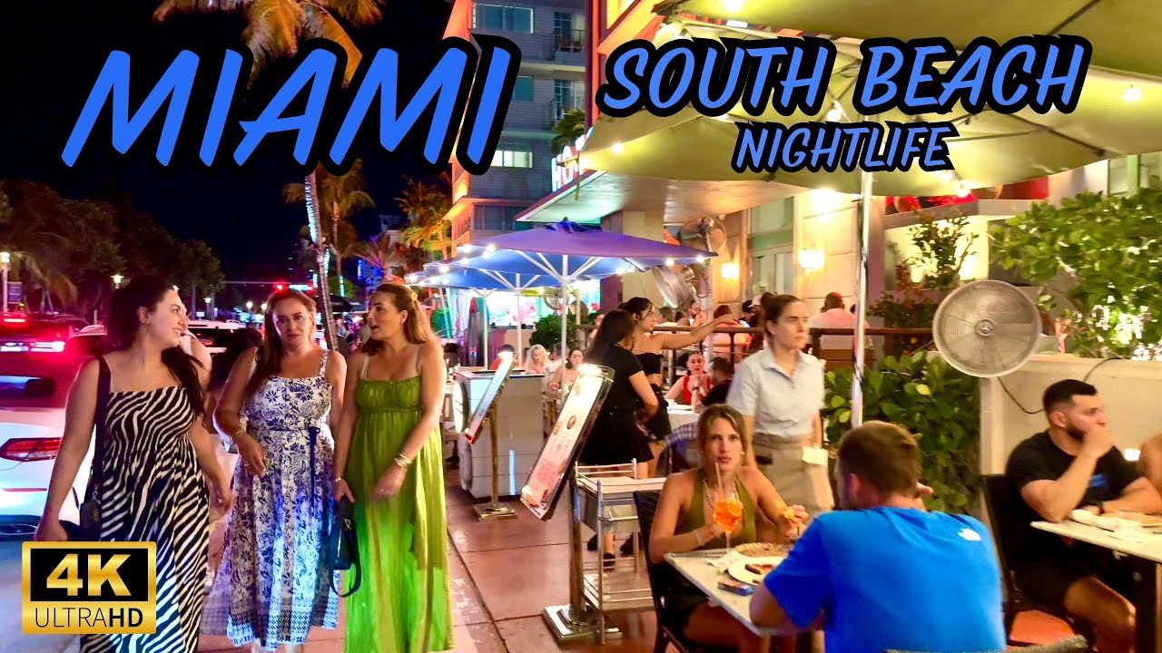 🌴Miami South Beach Nightlife Fun – Ocean Drive Never Sleeps