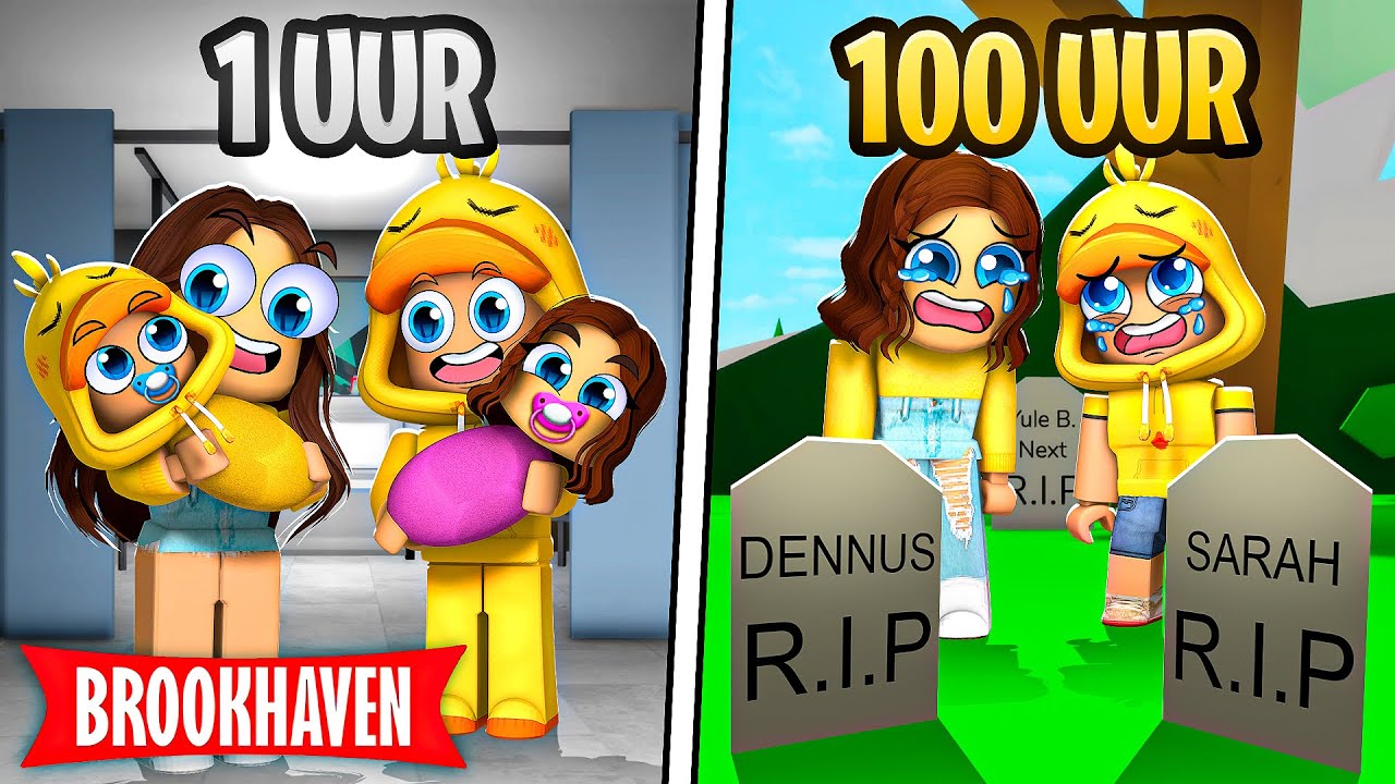 Van GEBOORTE Tot DOOD Als FAMILIE DENNUS! (Roblox)