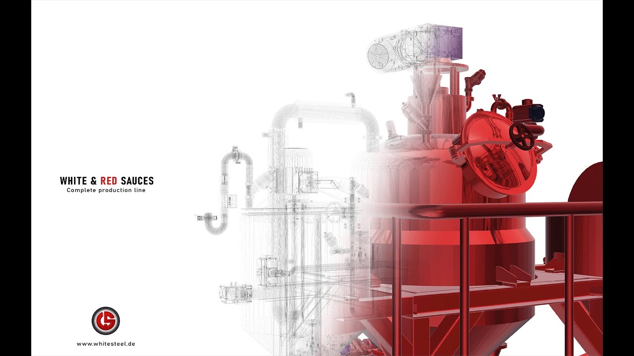 Ketchup and mayonnaise  production line PR12