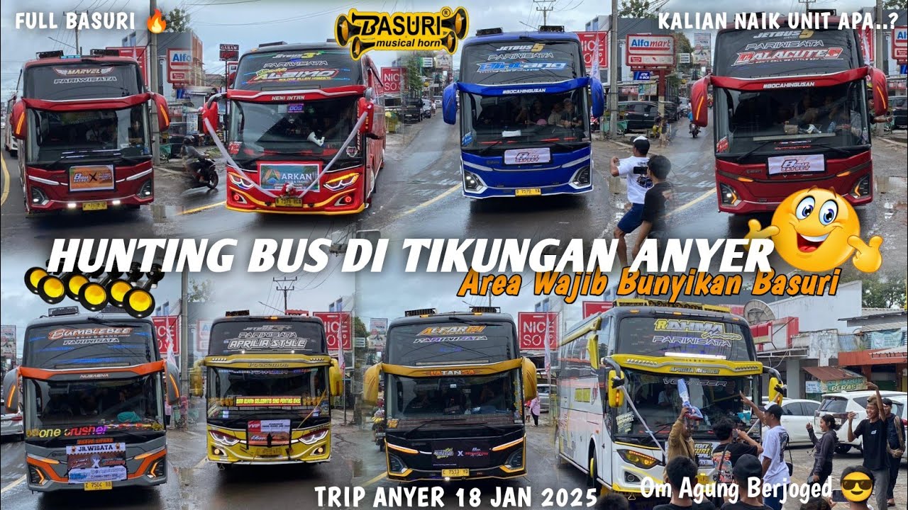 Trip Anyer 18 Januari 2025 ‼️ Momen Epic 🤩 di tikungan anyer