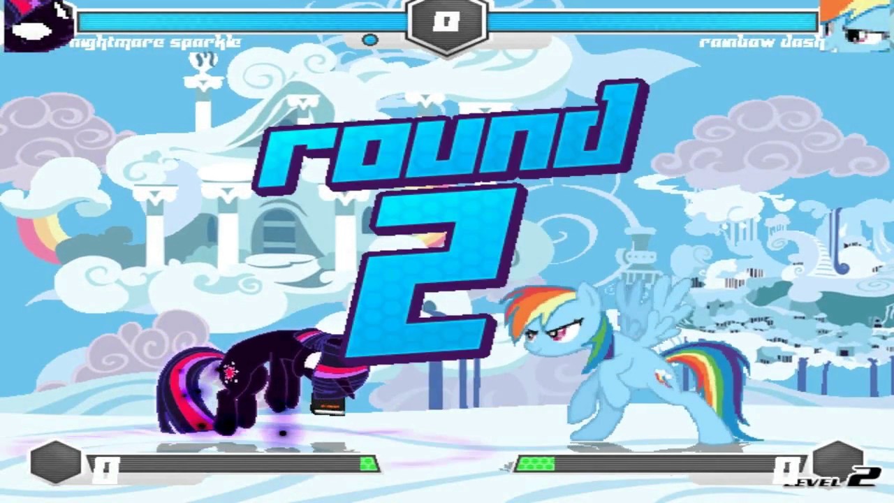 Fighting Is Magic Mugen Nightmare Sparkle VS Mane 6 (Especial 100 Suscriptores)