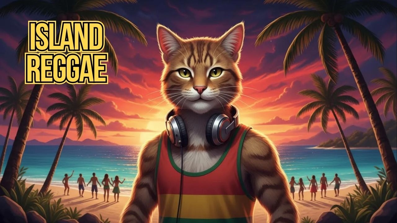 Island Reggae 🌴 Cool Cat DJ Vibes | Chill Music Live