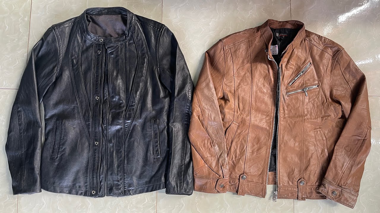 24/1 Áo da thật tuyển chọn , áo da bò hạt , giảm giá siêu ưu đãi bao ship tận nhà .