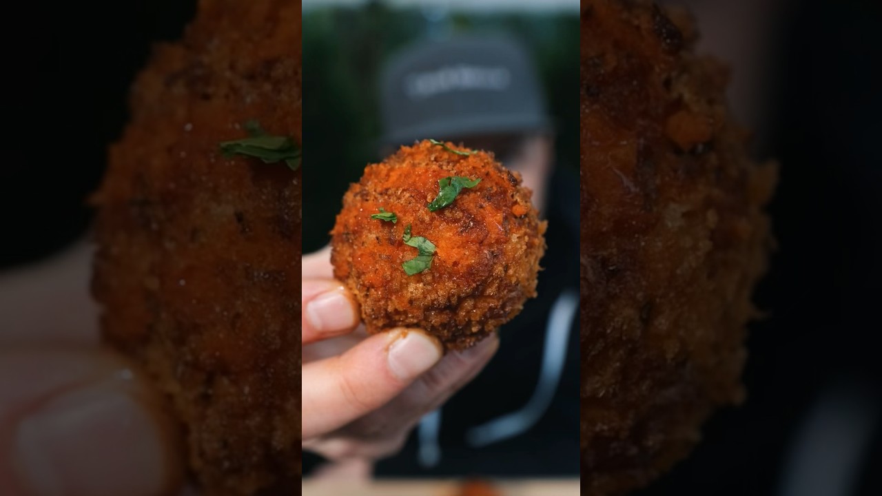 Рецепт куриных шариков &laquo;Баффало&raquo; с сыром &mdash; BBQ Appetizers #bbq #appetizers #gamedayfood