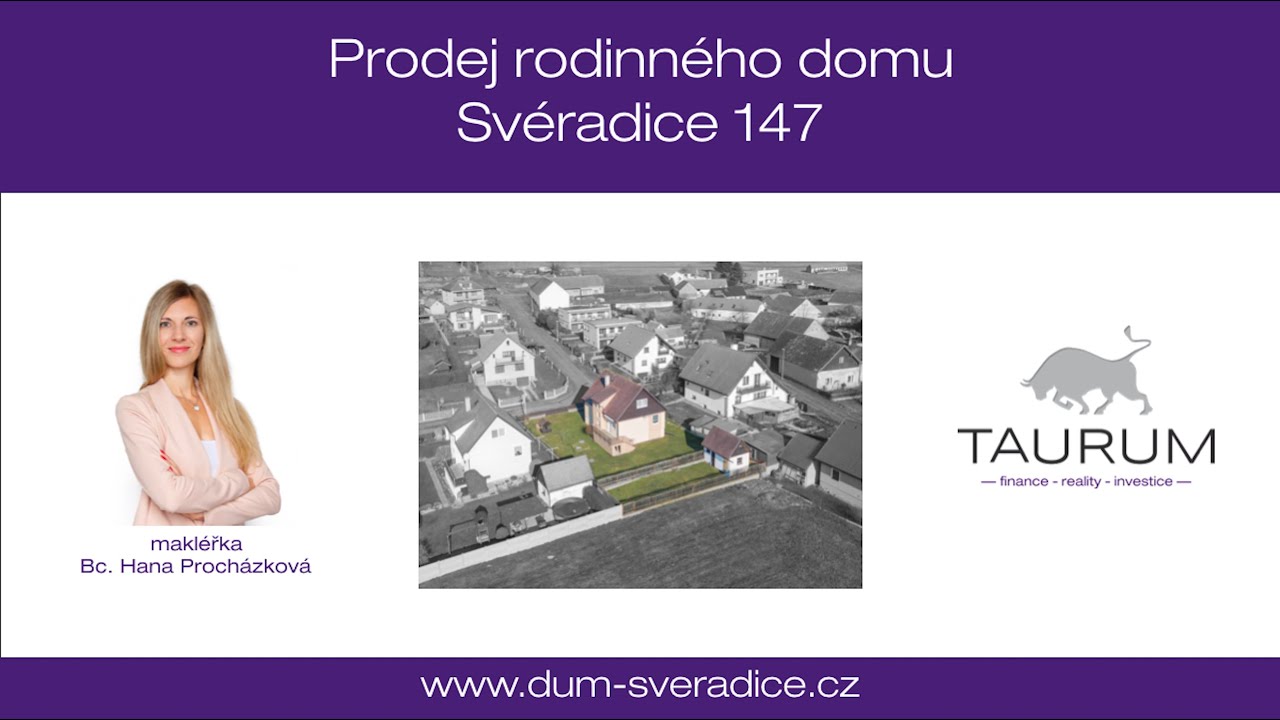 PRODÁNO - Prodej domu 4+1 Svéradice 147, okres Klatovy