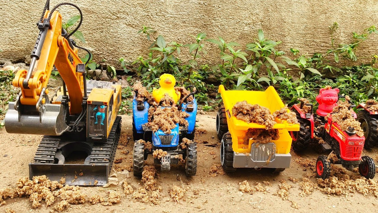 Extremely Dirty RC Tractors & Lorry | Deep Wash and Cleaning @Kdltoys1619 #cleaning #mud