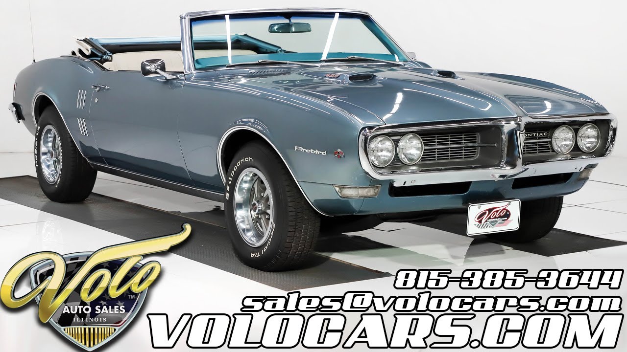 Pontiac Firebird 400 1968 года продаётся в Volo Auto Museum (V20738)