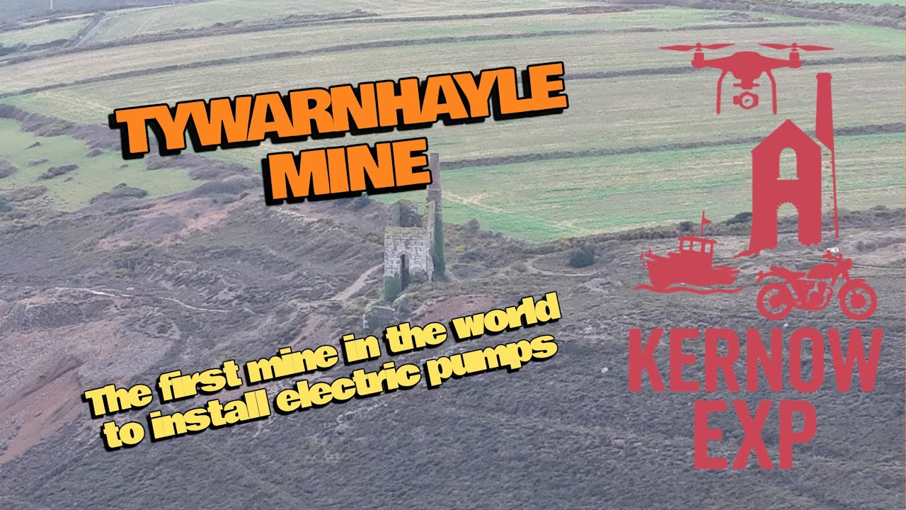 TYWARNHAYLE MINE  DRONE FLIGHT Cornwall #cornwall #dji#mining #drone 