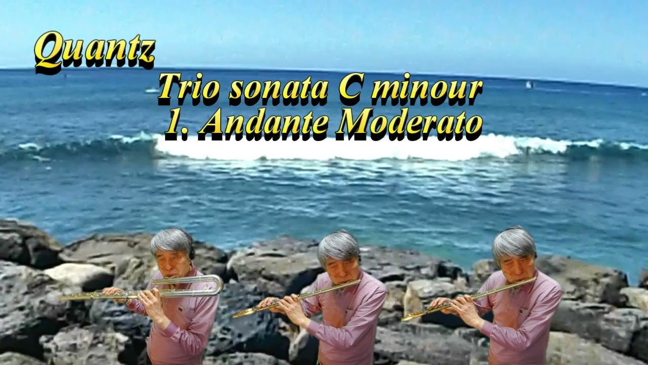 Quantz Trio sonata C minour 1. Andante Moderato / クアンツ Trio sonata C minour 1. Andante Moderato