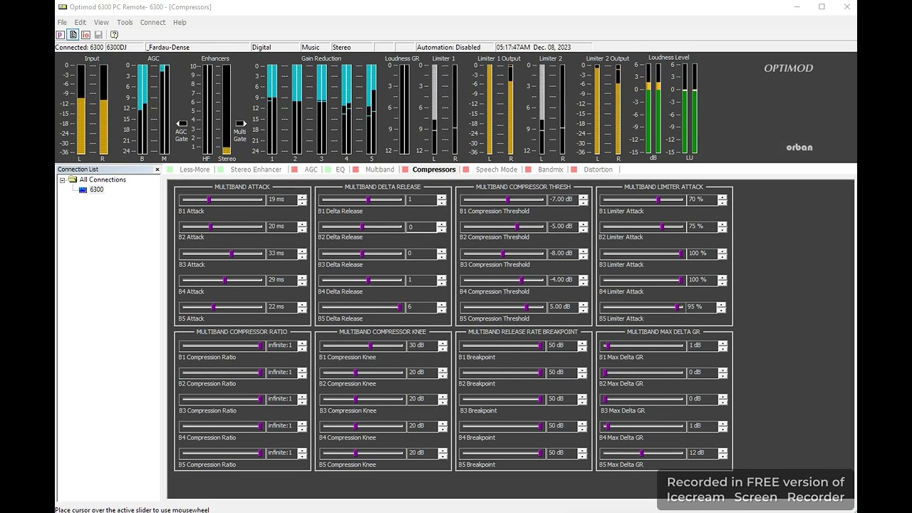 Orban Optimod 6300 Dance Dense Sample