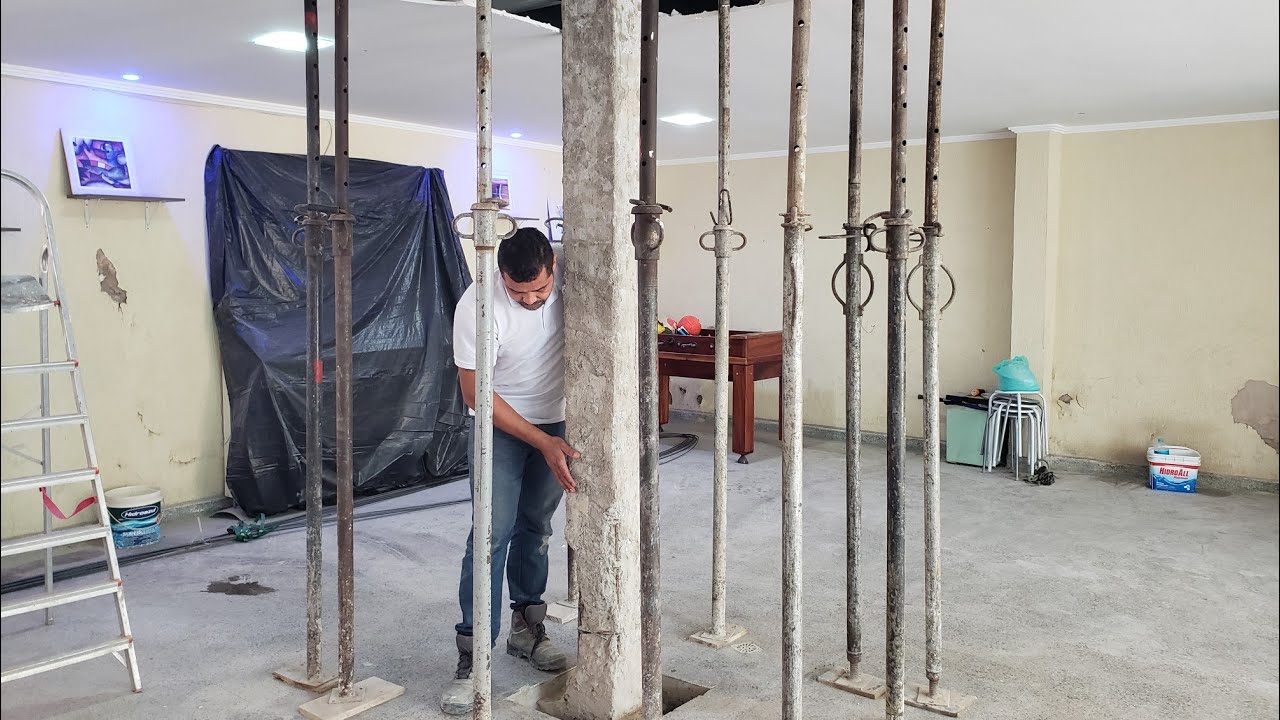 encamisamento em pilar de concreto armado parte 1/3