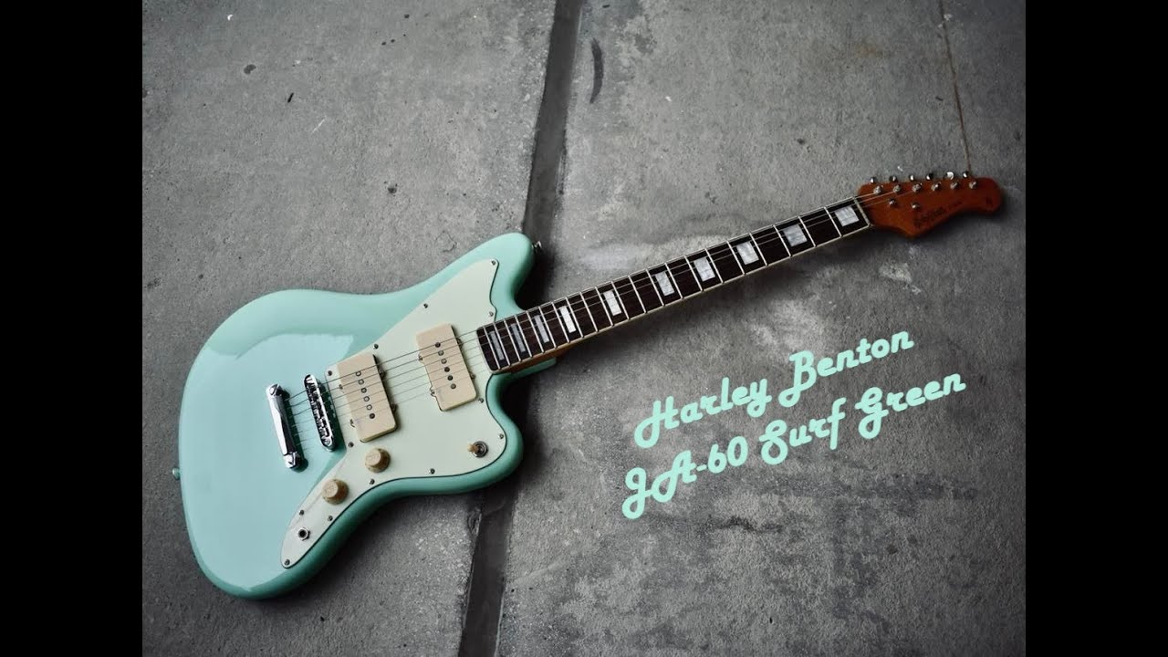 I wanted to HATE this guitar - Harley Benton JA-60 Surf Green - Unboxing & First Thoughts - GIVEAWAY