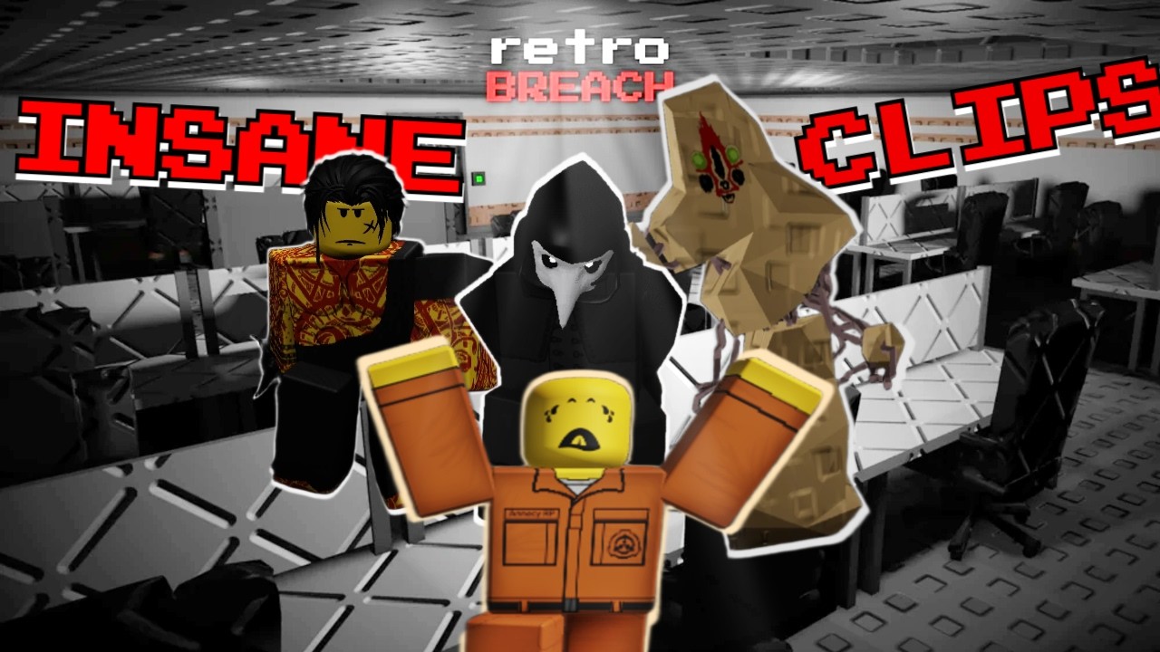 The ''INSANE'' clips 【SCP retroBreach】【Roblox】