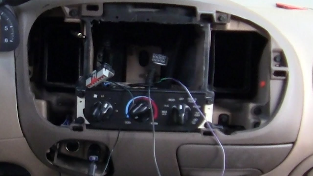 Double DIN 1998 (1997-2002) Ford Expedition Radio Install 1998-2002 Navigator 1997 -2003 F150