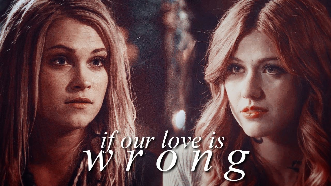 ► clarke + hope + clary | if our love is wrong
